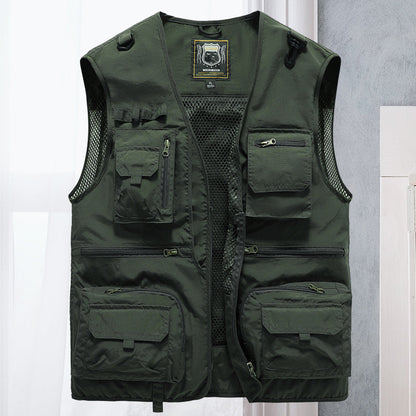 Outdoor Utility Vest With Many Pockets