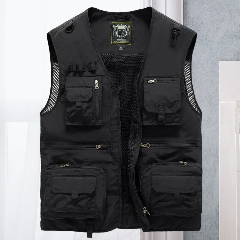 Outdoor Utility Vest With Many Pockets