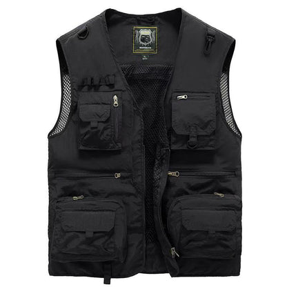 Outdoor Utility Vest With Many Pockets