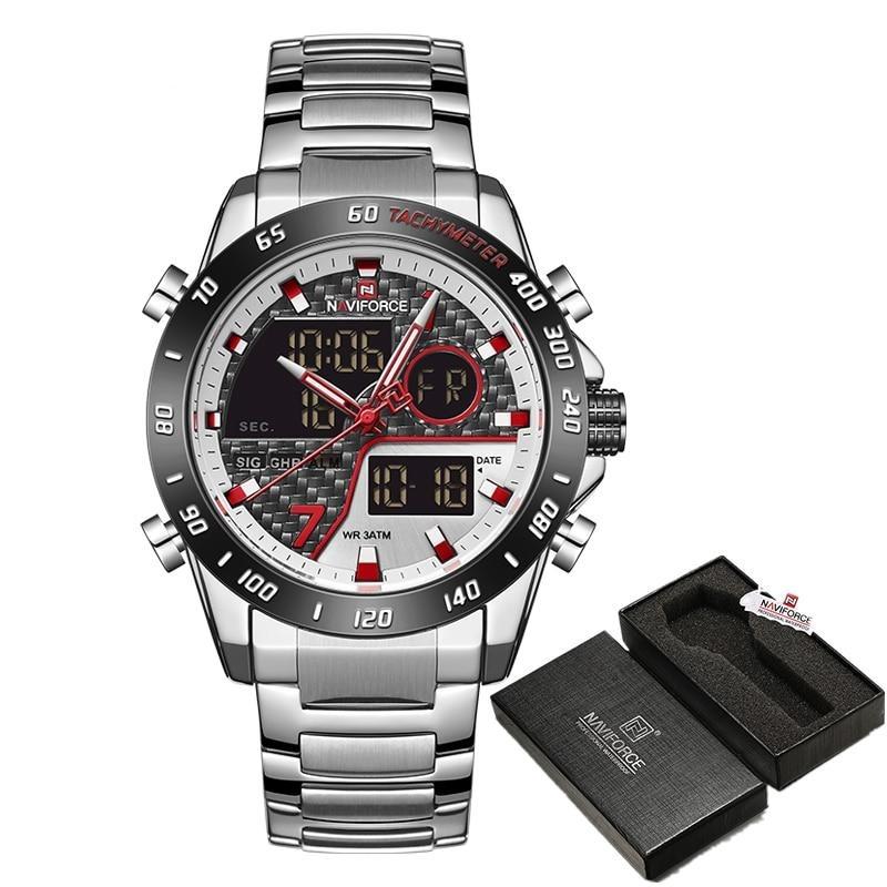NAVIFORCE Dual Display Chronograph Sport Watch