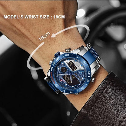 NAVIFORCE Dual Display Chronograph Sport Watch