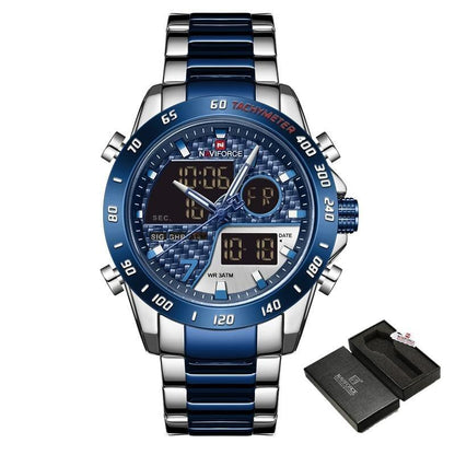 NAVIFORCE Dual Display Chronograph Sport Watch