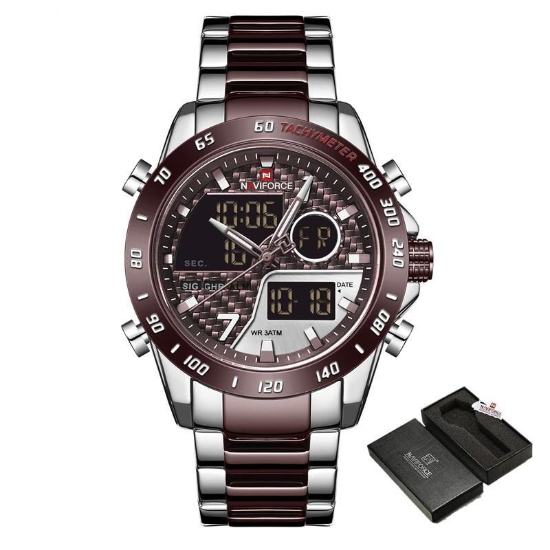NAVIFORCE Dual Display Chronograph Sport Watch
