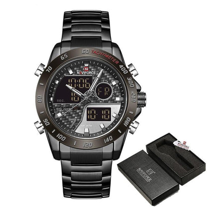 NAVIFORCE Dual Display Chronograph Sport Watch