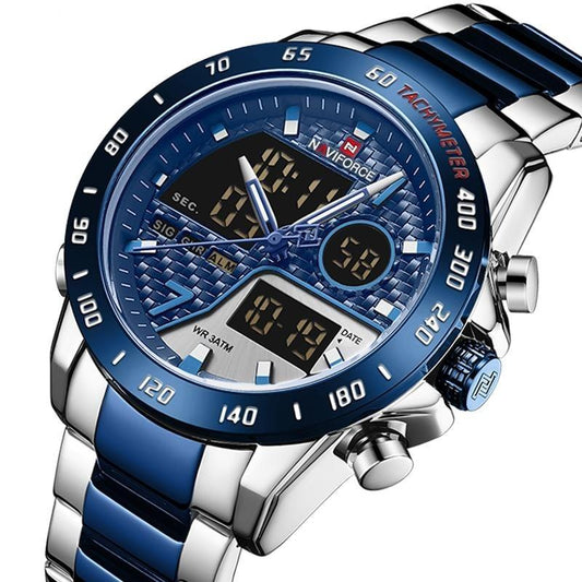 NAVIFORCE Dual Display Chronograph Sport Watch