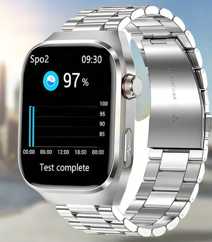 NexaPulse Watch Blood Sugar, ECG, Uric Acid, Bluetooth