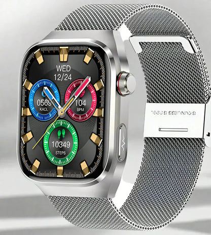 NexaPulse Watch Blood Sugar, ECG, Uric Acid, Bluetooth
