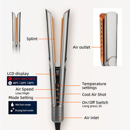 Niki | 2-in-1 Hair Dryer & Straightener for Effortless Styling