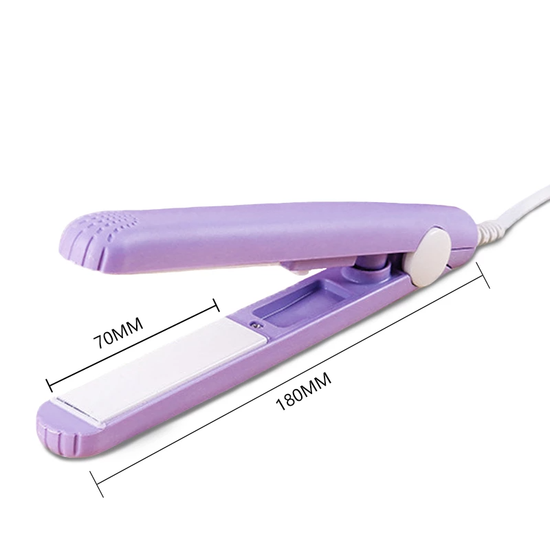 Niki | Compact Ceramic Wand: Curl & Straighten On-the-Go
