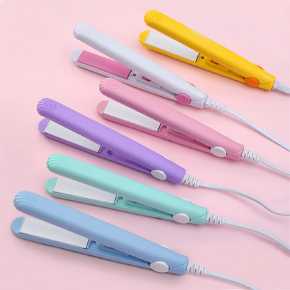 Niki | Compact Ceramic Wand: Curl & Straighten On-the-Go