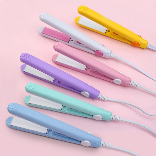 Niki | Compact Ceramic Wand: Curl & Straighten On-the-Go