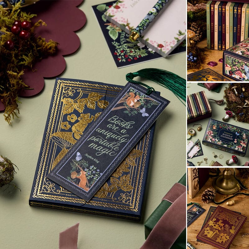 Niki | 24 Days Premium Stationery Advent Calendar | Limited "Winter Forest" Edition | 24 Exclusive Stationery Surprises | Sustainable & Plastic-Free | Includes 2025 Calendar & Accessories