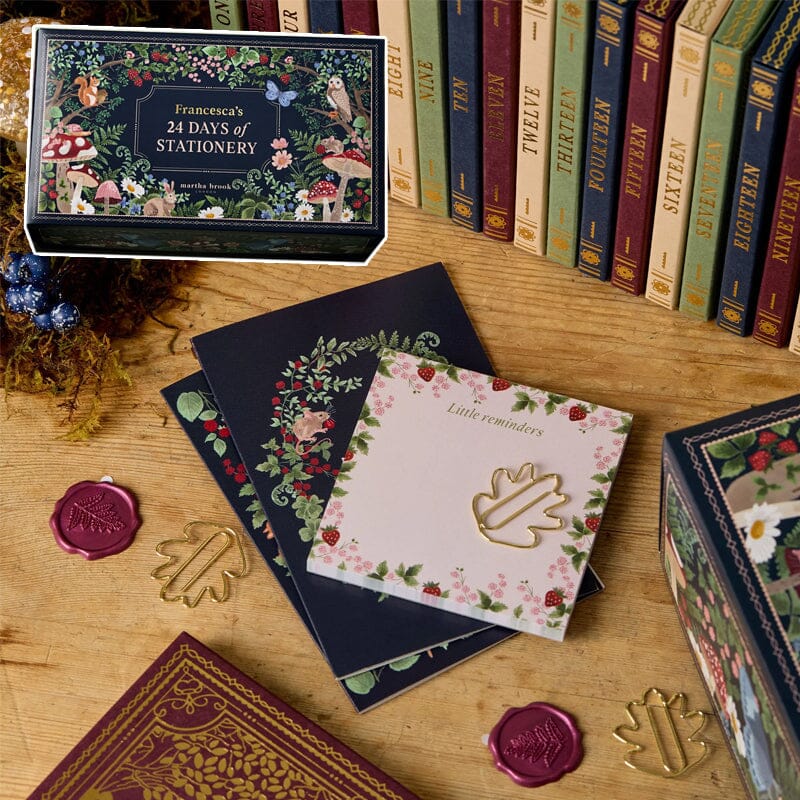 Niki | 24 Days Premium Stationery Advent Calendar | Limited "Winter Forest" Edition | 24 Exclusive Stationery Surprises | Sustainable & Plastic-Free | Includes 2025 Calendar & Accessories