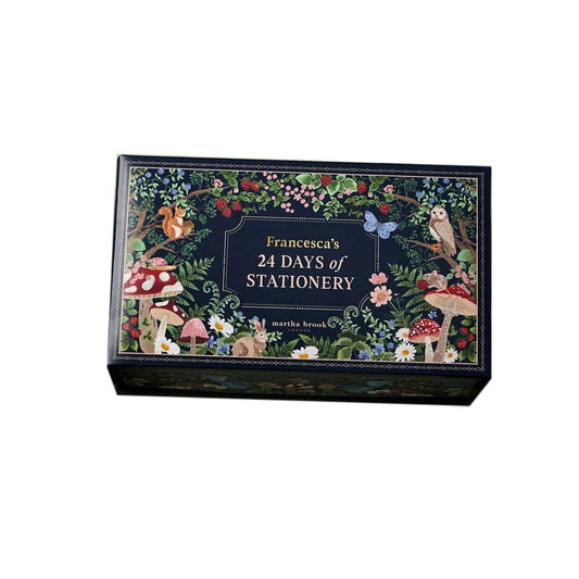 Niki | 24 Days Premium Stationery Advent Calendar | Limited "Winter Forest" Edition | 24 Exclusive Stationery Surprises | Sustainable & Plastic-Free | Includes 2025 Calendar & Accessories