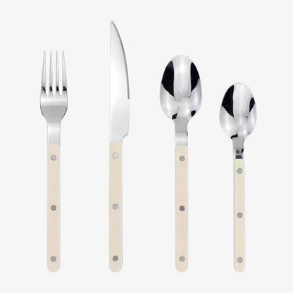 Niki | 24-piece stainless steel cutlery set with engraving