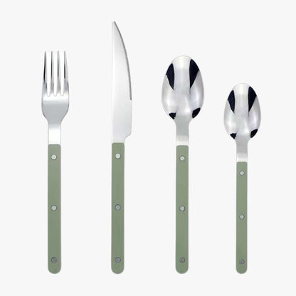 Niki | 24-piece stainless steel cutlery set with engraving