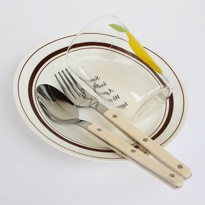 Niki | 24-piece stainless steel cutlery set with engraving
