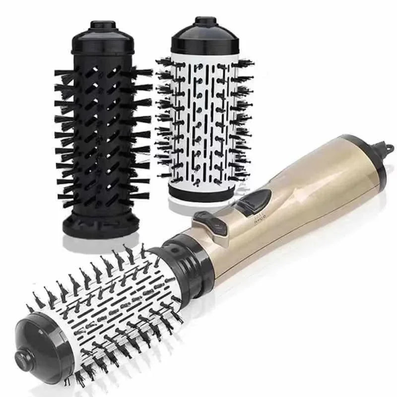 Niki | 3-in-1 Rotating Hair Dryer and Styler with Adjustable Temperature for Effortless Curls and Waves