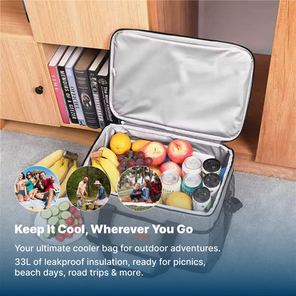 Niki | 33L Waterproof Cooler Bag | Insulated Outdoor Carryall