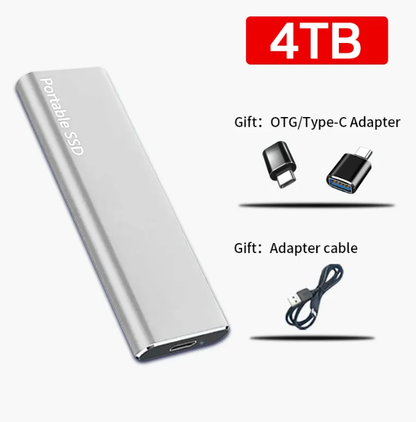 Niki | 4TB USB-C Portable External Hard Drive for PC & Mac