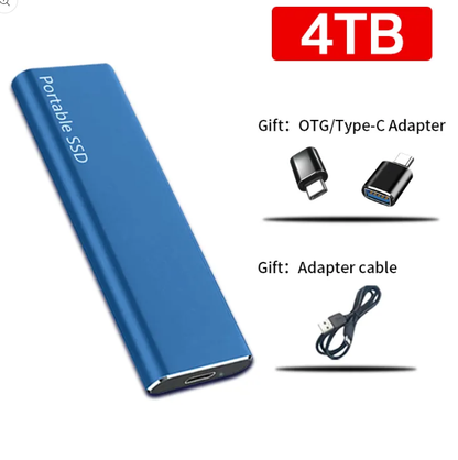 Niki | 4TB USB-C Portable External Hard Drive for PC & Mac
