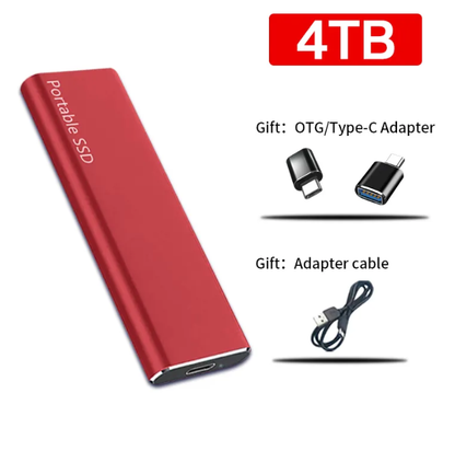 Niki | 4TB USB-C Portable External Hard Drive for PC & Mac
