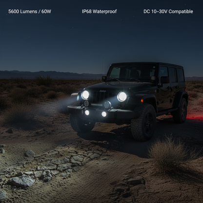 7-inch Round LED Off-Road Vehicle Light