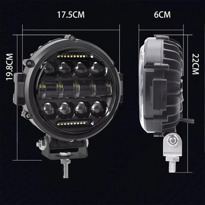 7-inch Round LED Off-Road Vehicle Light