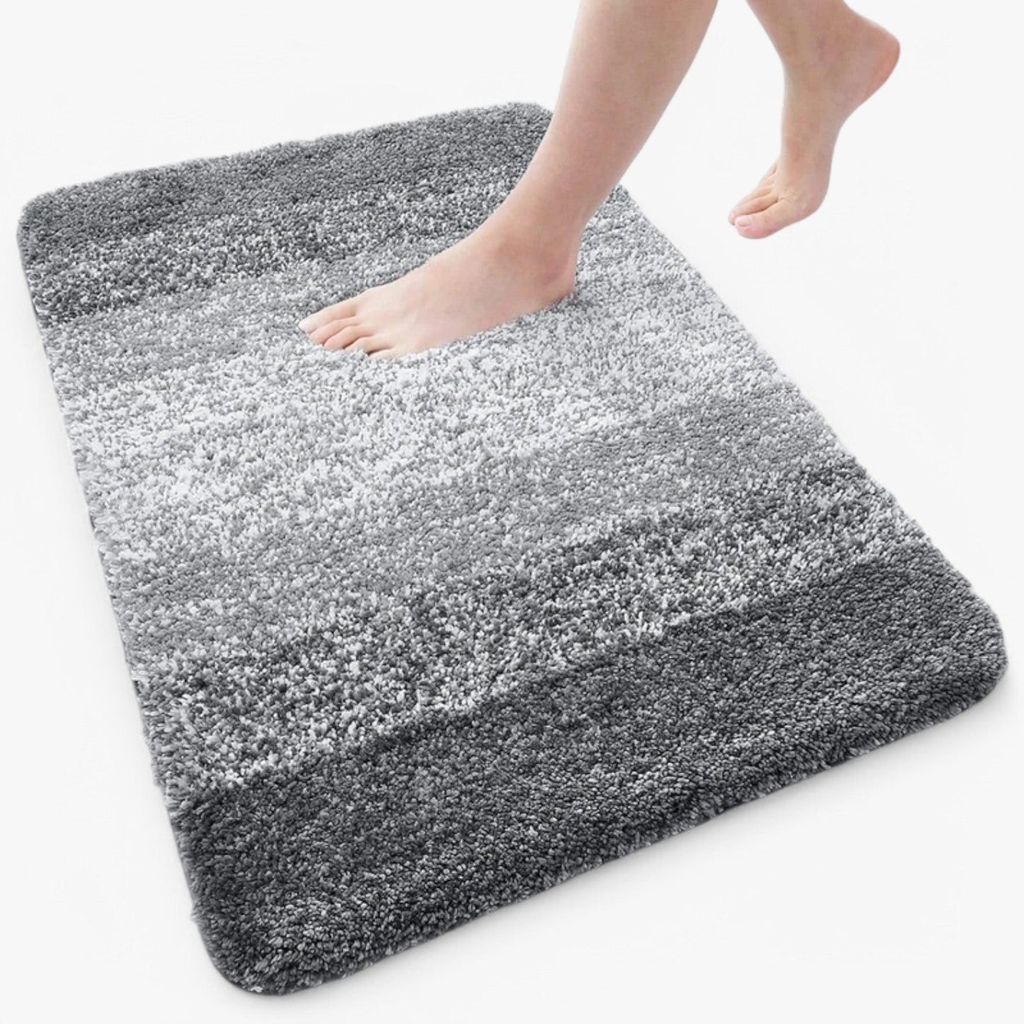 Niki | Non-Slip Bath Mat with Graduated Stripes for Absorbency