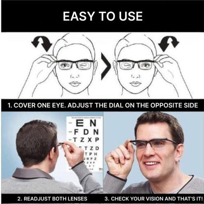 Niki | Adjustable Prescription Glasses with Dual Lenses