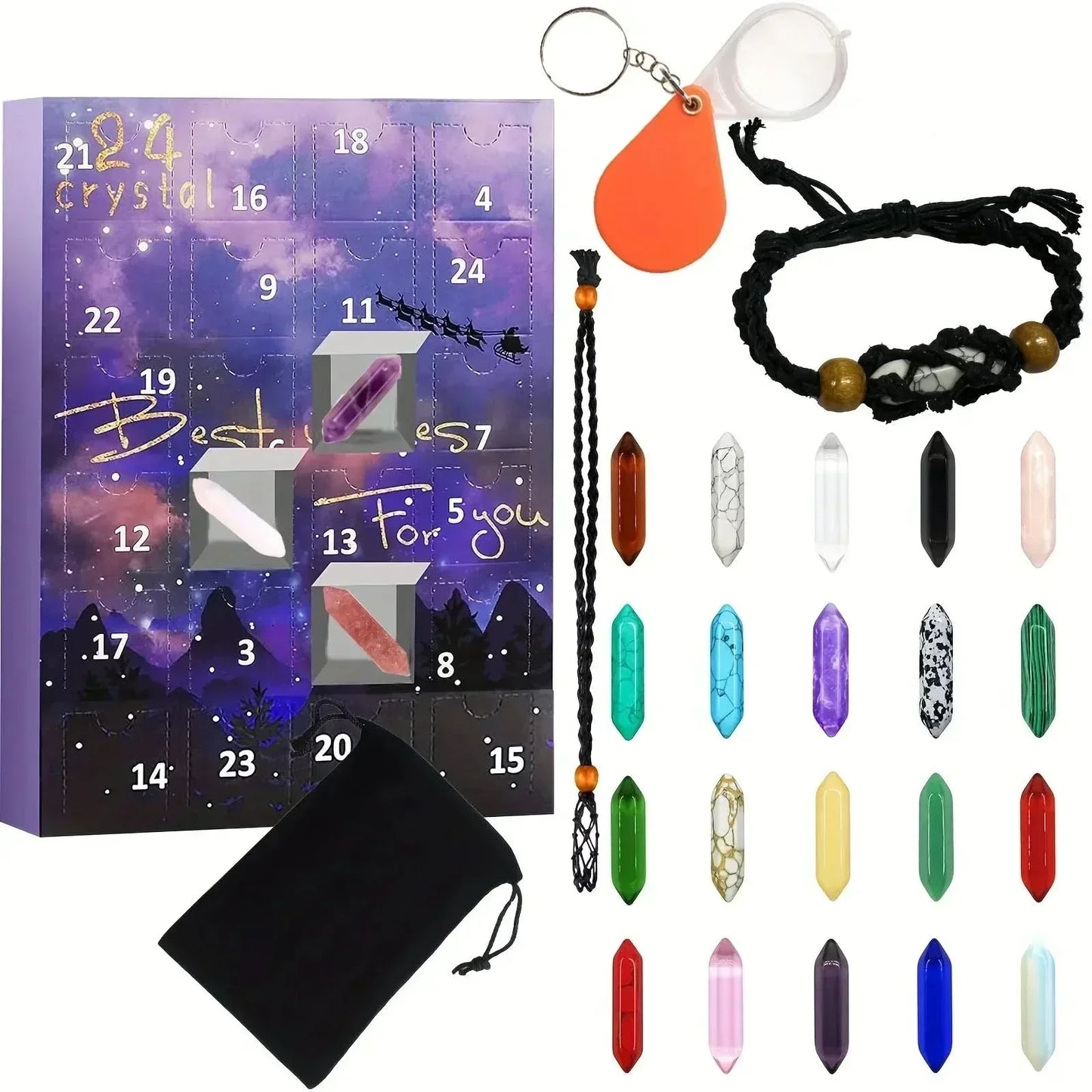 Niki | Advent Calendar with 24 Real Gemstones for Young Explorers