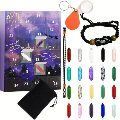 Niki | Advent Calendar with 24 Real Gemstones for Young Explorers