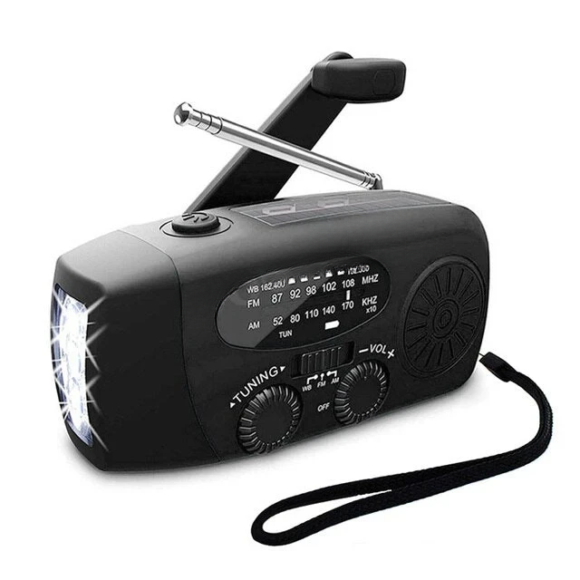 Niki | Emergency Radio with Solar, Crank, and Power Bank