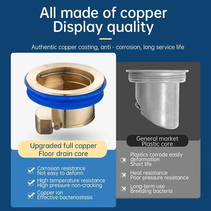 Niki | Anti-Odor Drainage Core made of Brass – Reliably Stops Drain & Pipe Odors