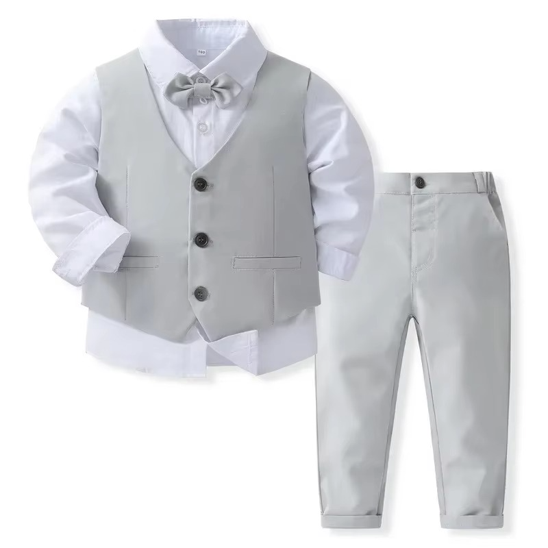 Niki | Boys' Formal Cotton Outfit Set for Toddlers and Kids