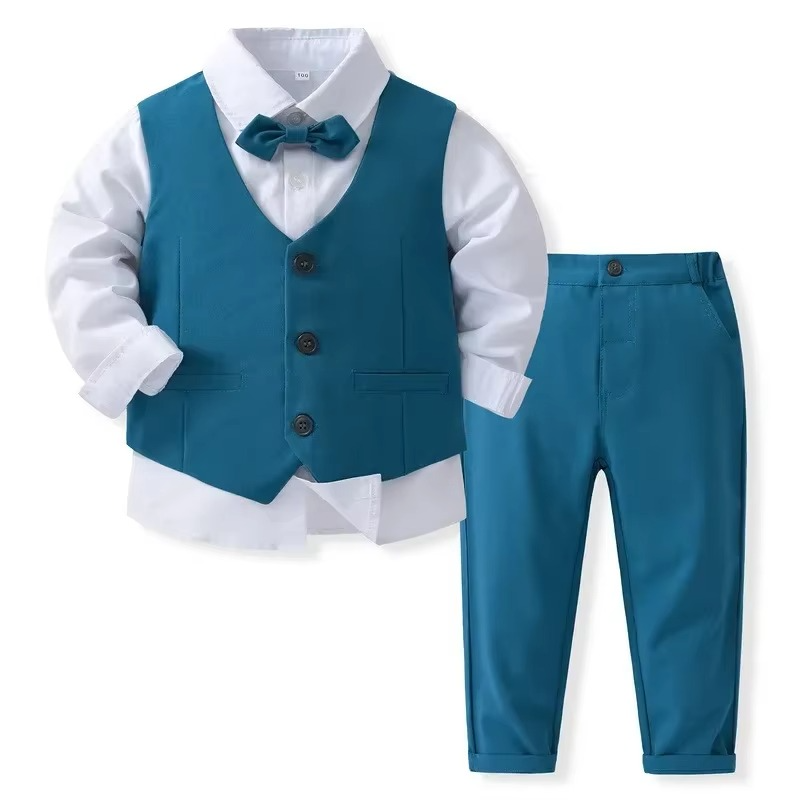 Niki | Boys' Formal Cotton Outfit Set for Toddlers and Kids