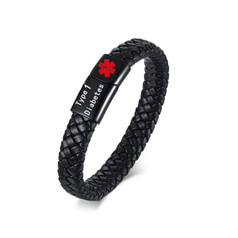 Niki | Braided Diabetic Medical Alert Wristband