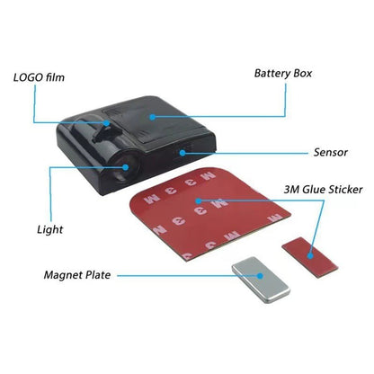 Niki | Car Door Logo Projector Light | Wireless LED Welcome Light | Custom Logo