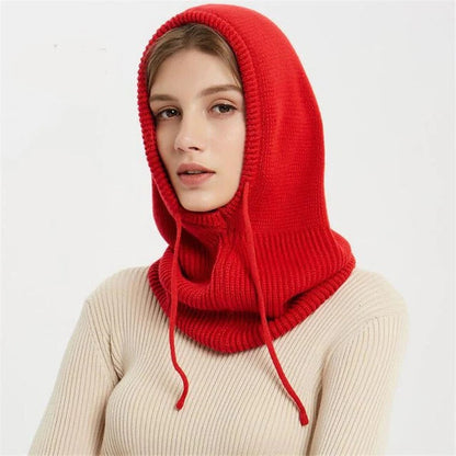 Niki | Cashmere Knitted Winter Hat with Hood – Warm & Elegant