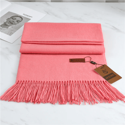 Niki | Cashmere Scarf with Tassels for Warmth and Elegance