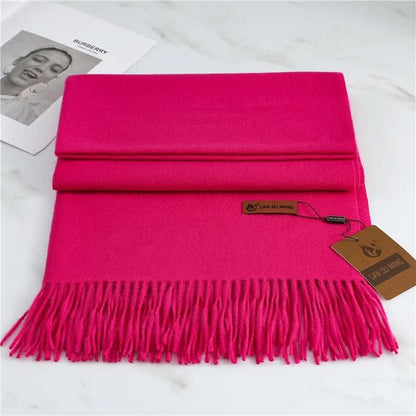 Niki | Cashmere Scarf with Tassels for Warmth and Elegance