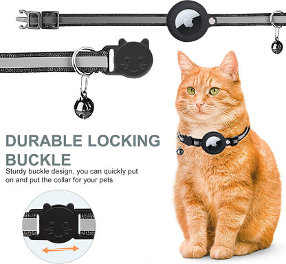 Niki | Cat GPS Tracking Collar | Quick Release Lock, Reflective Design & Durable for Outdoor Safety Adventures