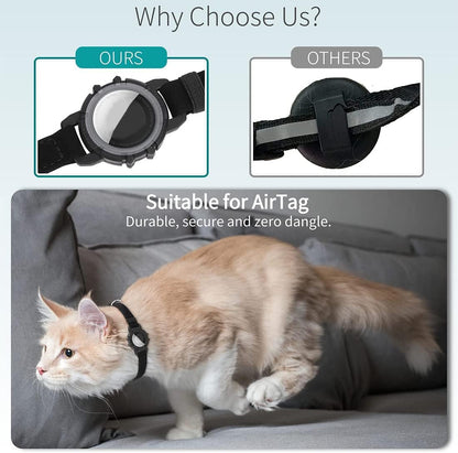 Niki | Cat GPS Tracking Collar | Quick Release Lock, Reflective Design & Durable for Outdoor Safety Adventures