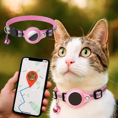 Niki | Cat GPS Tracking Collar | Quick Release Lock, Reflective Design & Durable for Outdoor Safety Adventures