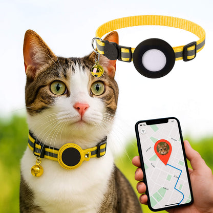 Niki | Cat GPS Tracking Collar | Quick Release Lock, Reflective Design & Durable for Outdoor Safety Adventures