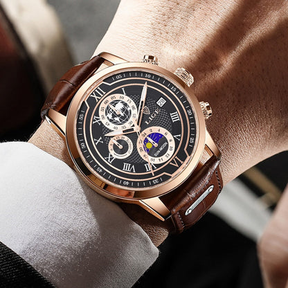 Niki | Classic Chronograph Men’s Watch | Stylish & Functional Luxury Wristwatch for Every Occasion
