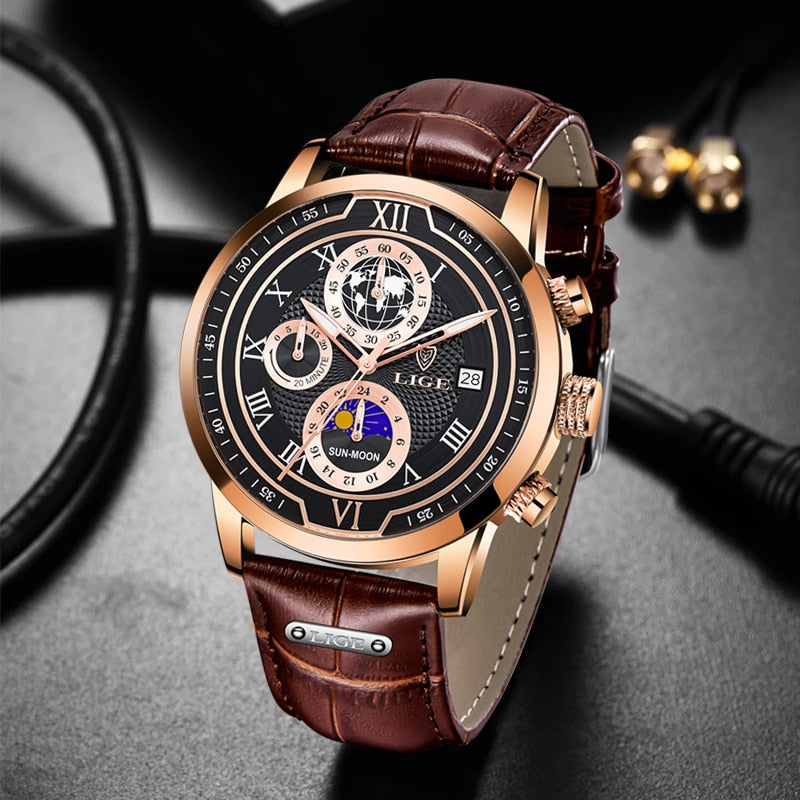 Niki | Classic Chronograph Men’s Watch | Stylish & Functional Luxury Wristwatch for Every Occasion