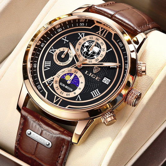Niki | Classic Chronograph Men’s Watch | Stylish & Functional Luxury Wristwatch for Every Occasion