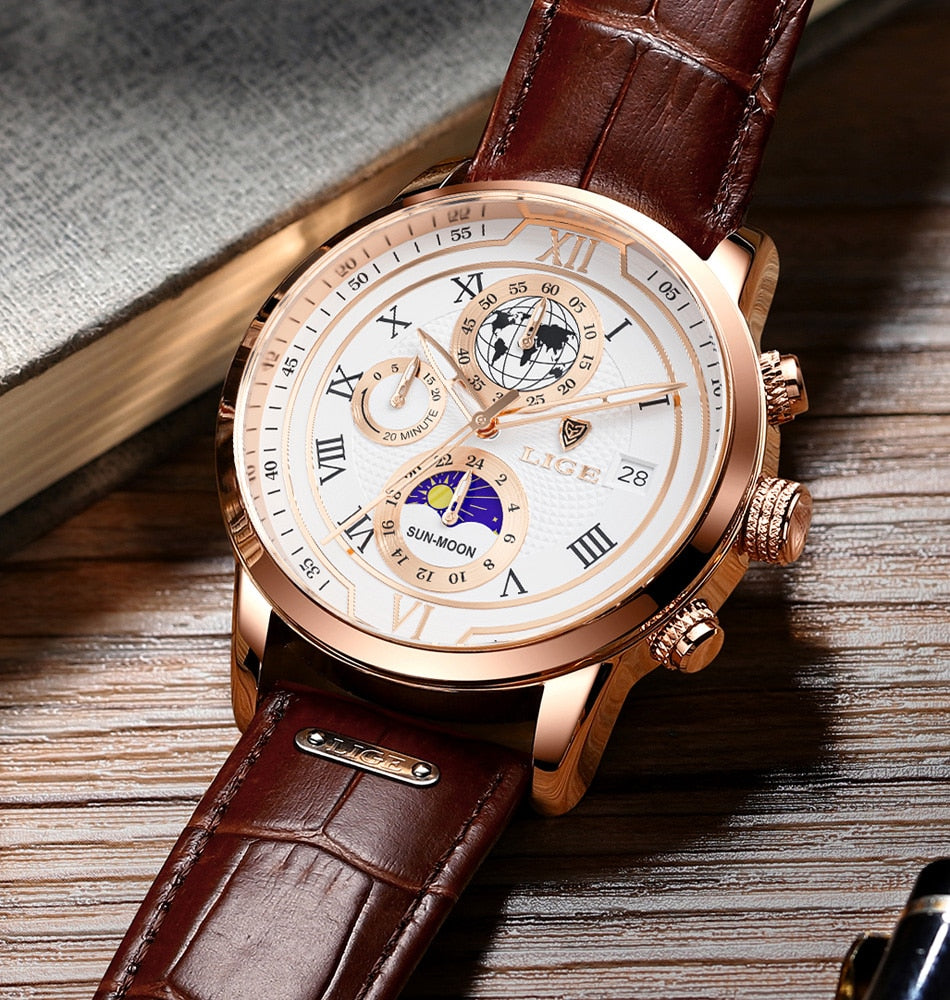 Niki | Classic Chronograph Men’s Watch | Stylish & Functional Luxury Wristwatch for Every Occasion