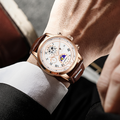 Niki | Classic Chronograph Men’s Watch | Stylish & Functional Luxury Wristwatch for Every Occasion